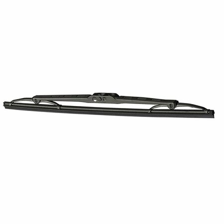 SCHMITT MARINE Deluxe SS Wiper Blade, 22 in., Black Powder Coated 33122